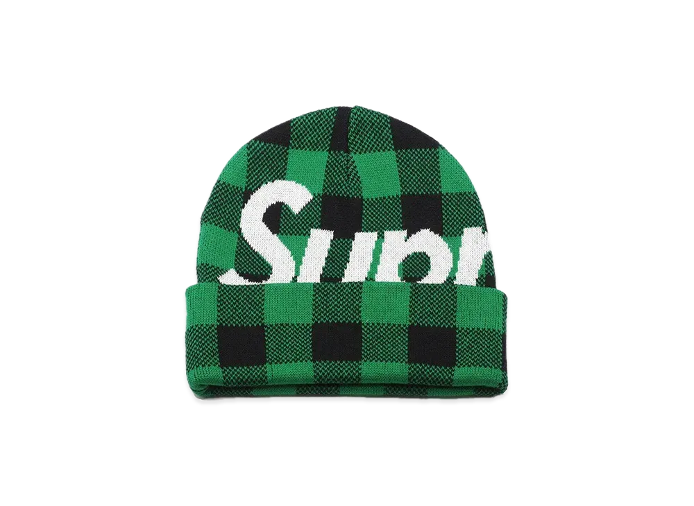 Supreme Big Logo Beanie "Green"
