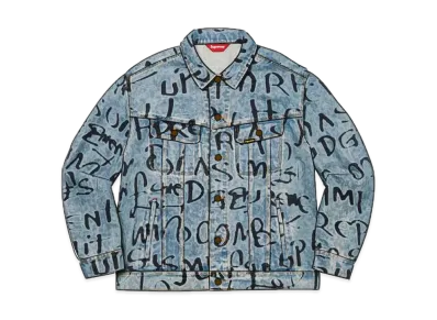 Supreme Black Ark Denim Trucker Jacket "Blue"