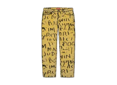 Supreme Black Ark Regular Jean "Yellow"