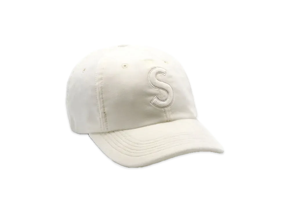 Supreme Velvet S Logo 6-Panel "White"
