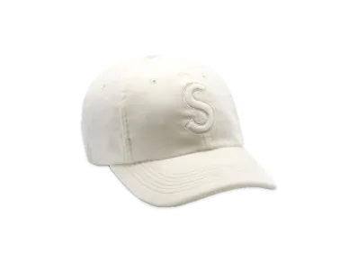 Supreme Velvet S Logo 6-Panel "White"