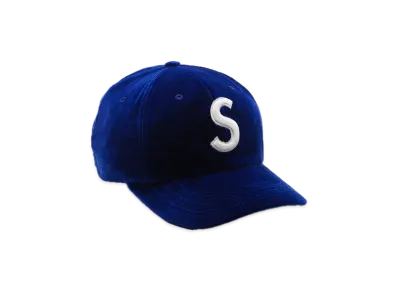 Supreme Velvet S Logo 6-Panel "Blue"