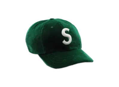 Supreme Velvet S Logo 6-Panel "Green"