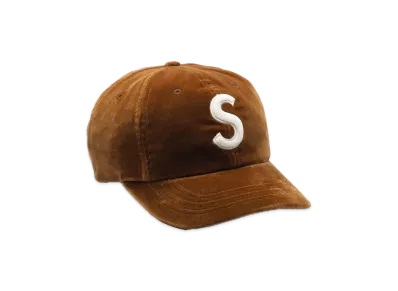 Supreme Velvet S Logo 6-Panel "Brown"
