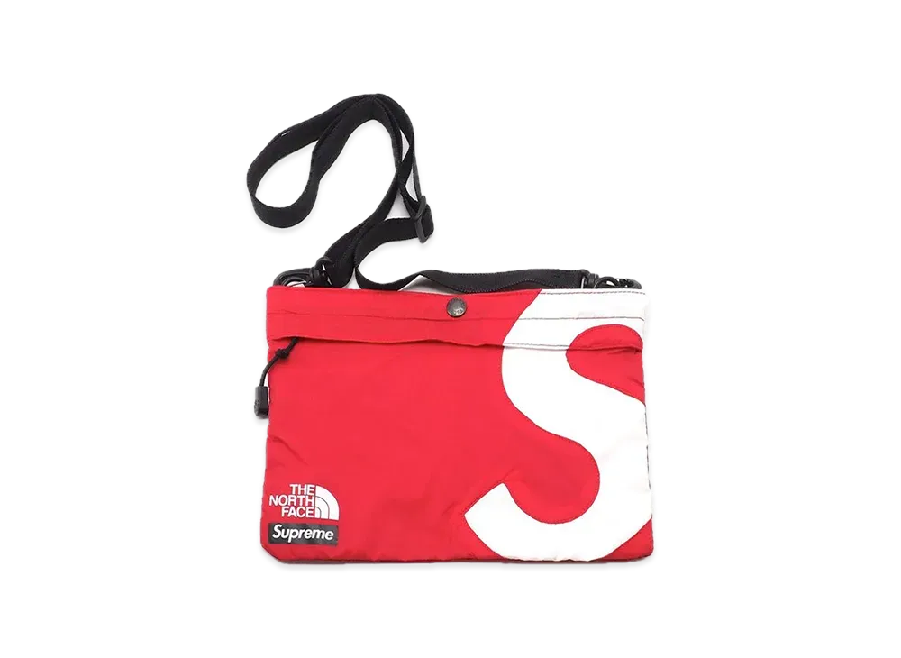 Supreme x The North Face S Logo Shoulder Bag "Red"