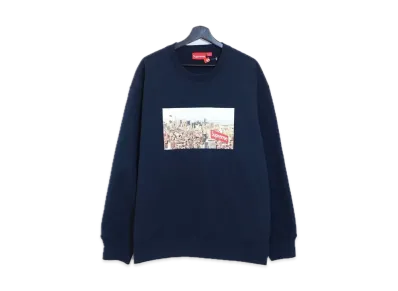 Supreme Aerial Crewneck "Navy"