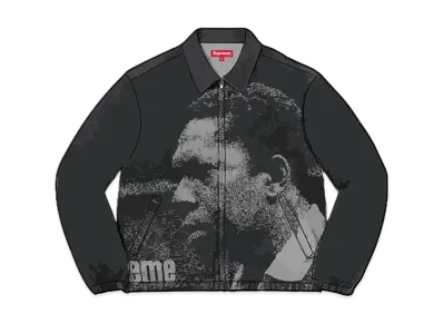 Supreme John Coltrane A Love Supreme Denim Harrington Jacket "Black"