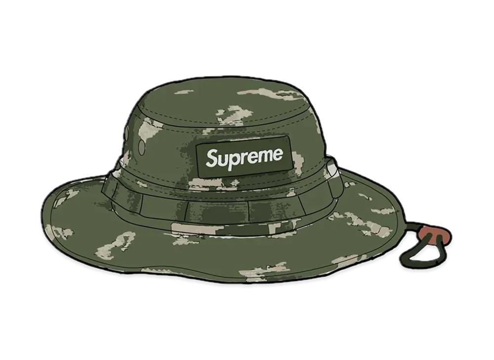 Supreme Military Boonie "Olive Camo" (21FW)