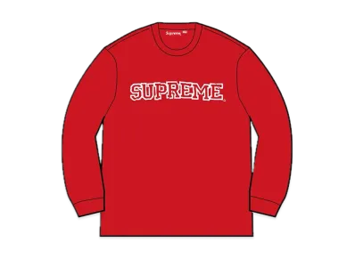 Supreme Shattered Logo Crewneck "Red"