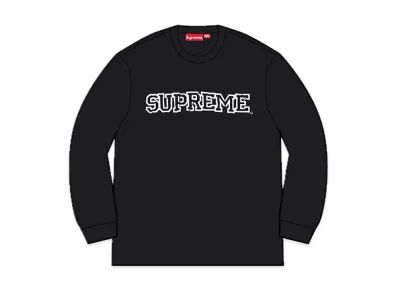 Supreme Shattered Logo Crewneck "Black"
