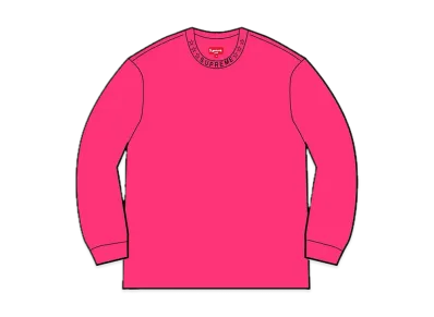 Supreme Stars Collar L/S Top "Magenta"