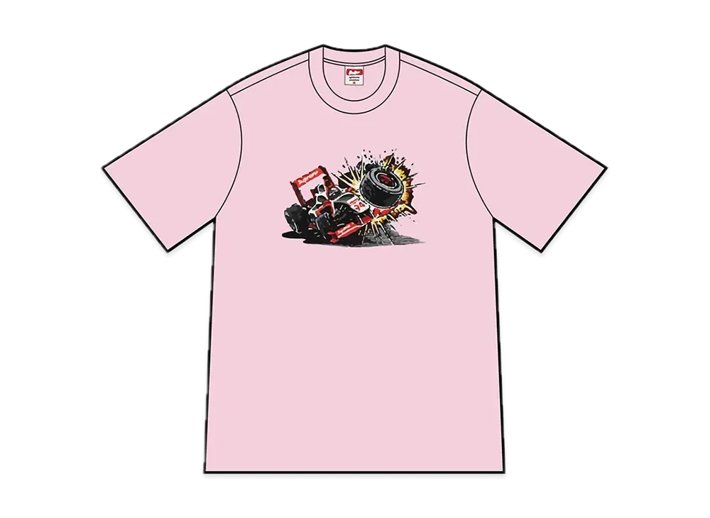 Supreme Crash Tee "Light Pink"