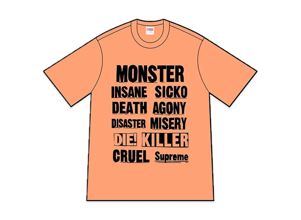 Supreme Monster Tee "Peach"