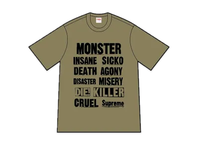 Supreme Monster Tee "Light Olive"