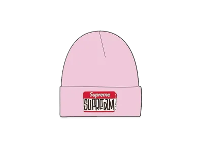 Supreme Gonz Nametag Beanie "Pink"
