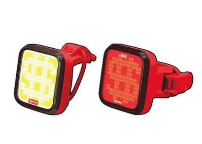Supreme x Knog Blinder Bicycle Lights (Set of 2) "Red"