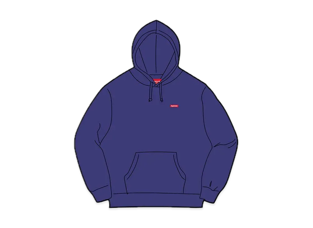 Supreme Small Box Hooded Sweatshirt "Dark Royal" (21FW)