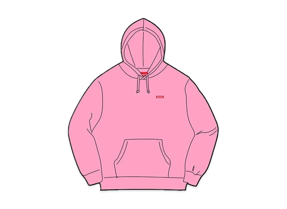 Supreme Small Box Hooded Sweatshirt "Pink" (21FW)