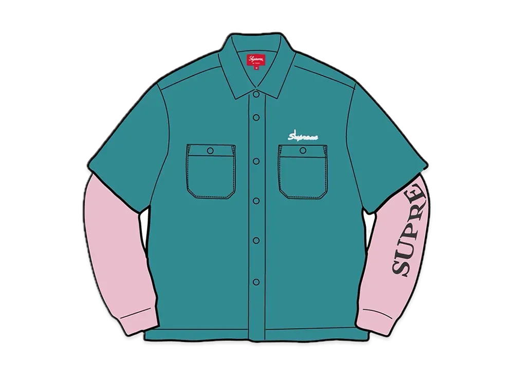 Supreme Thermal Work Shirt "Work Green"
