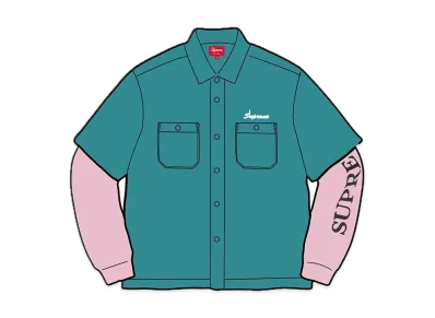 Supreme Thermal Work Shirt "Work Green"