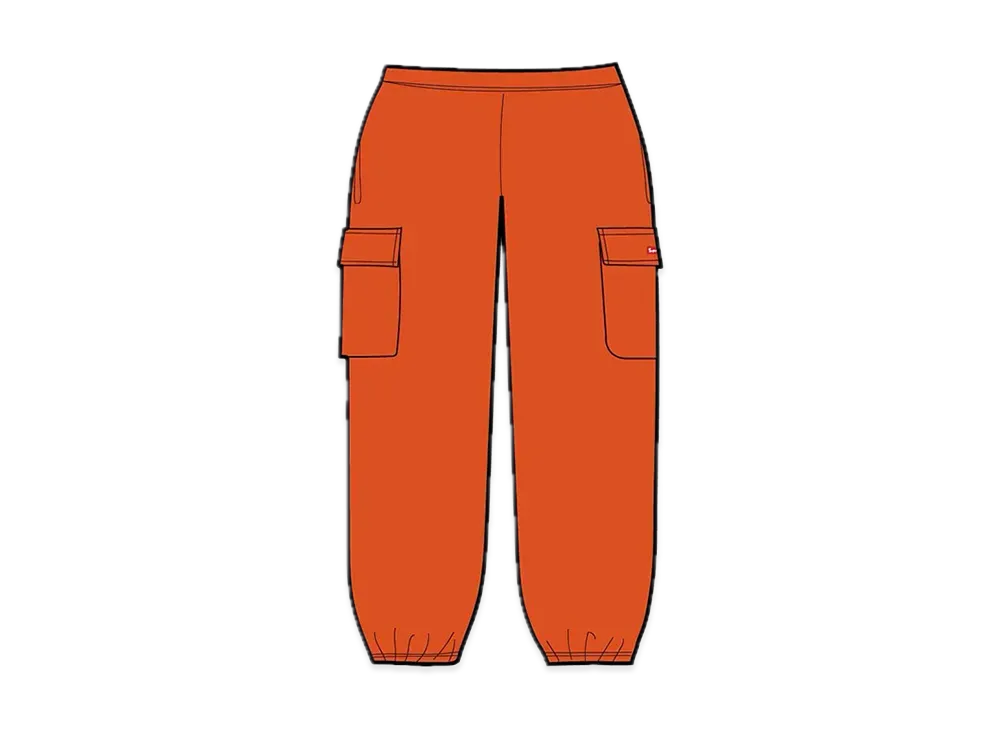 Supreme Small Box Cargo Sweatpant "Orange"