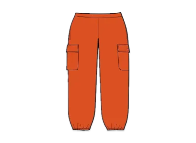 Supreme Small Box Cargo Sweatpant "Orange"