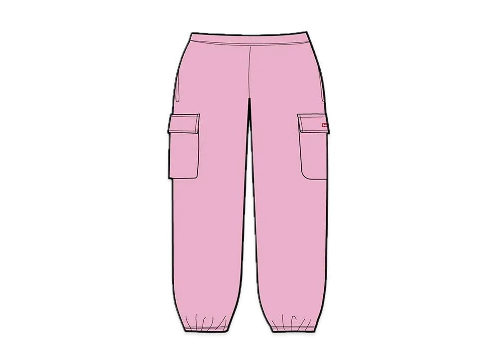 Supreme Small Box Cargo Sweatpant "Pink"