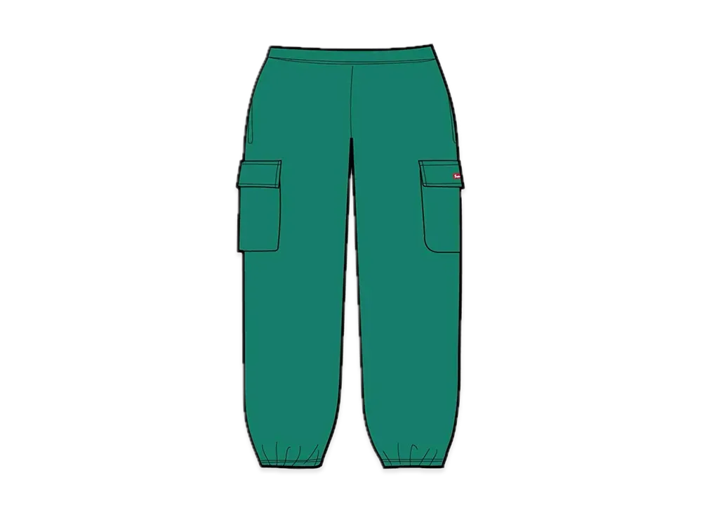 Supreme Small Box Cargo Sweatpant "Light Pine"