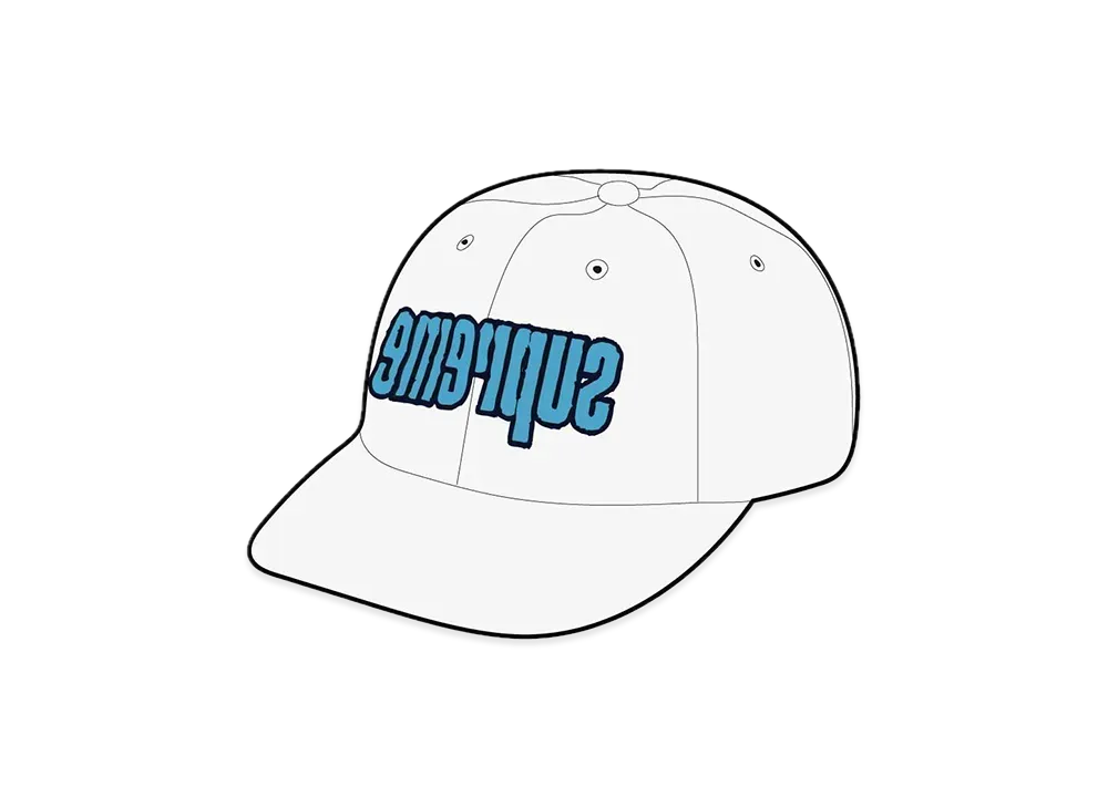 Supreme Reverse Logo 6-Panel "Stone"