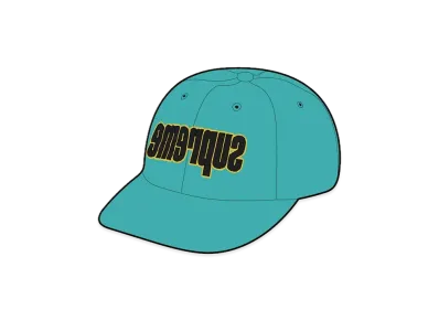 Supreme Reverse Logo 6-Panel "Light Green"