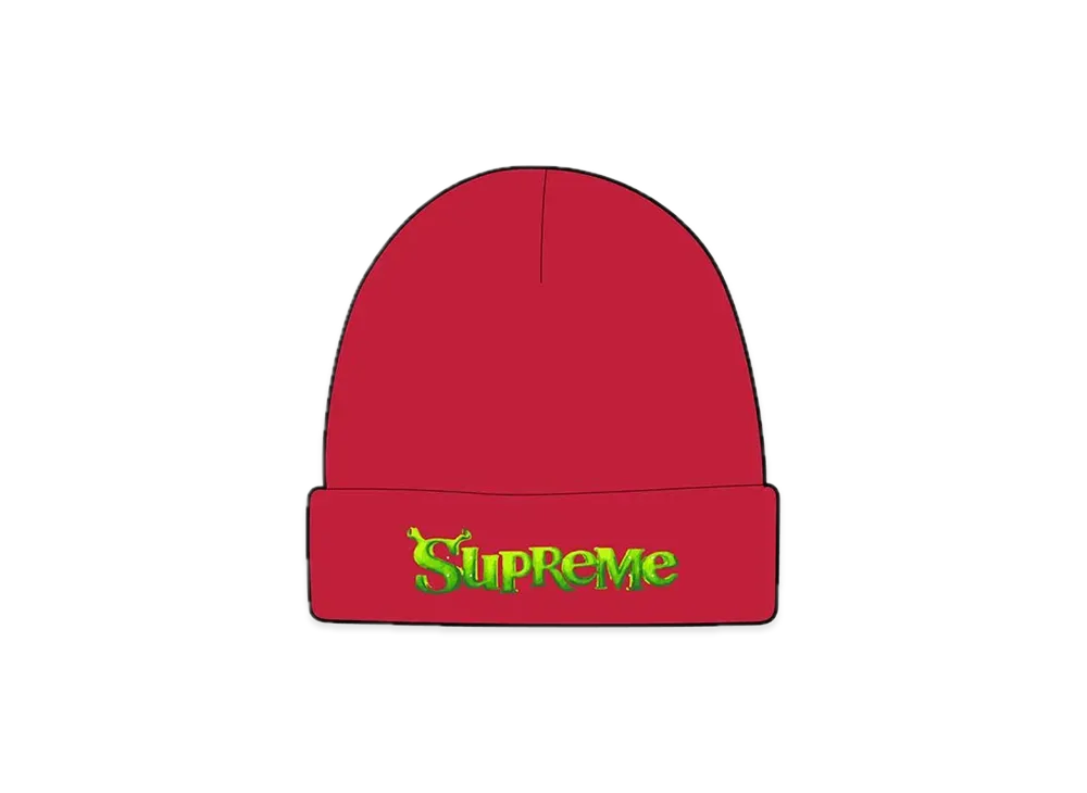 Supreme Shrek Beanie "Cardinal"