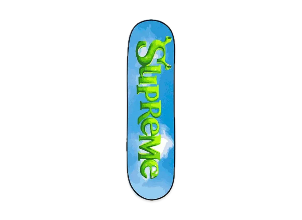 Supreme Shrek Skateboard "Clouds"