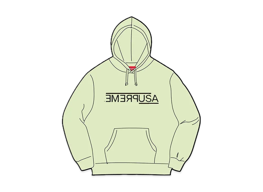 Supreme USA Hooded Sweatshirt "Green"