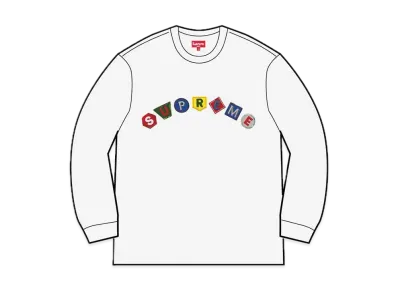 Supreme Geo Arc L/S Top "White"