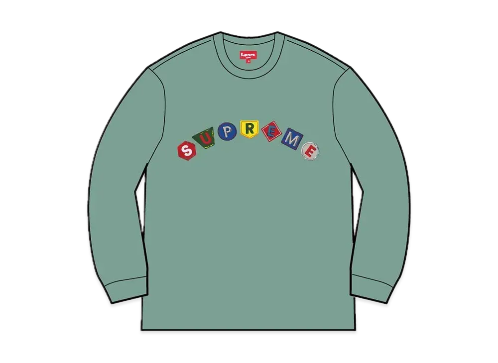Supreme Geo Arc L/S Top "Green"