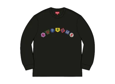 Supreme Geo Arc L/S Top "Black"