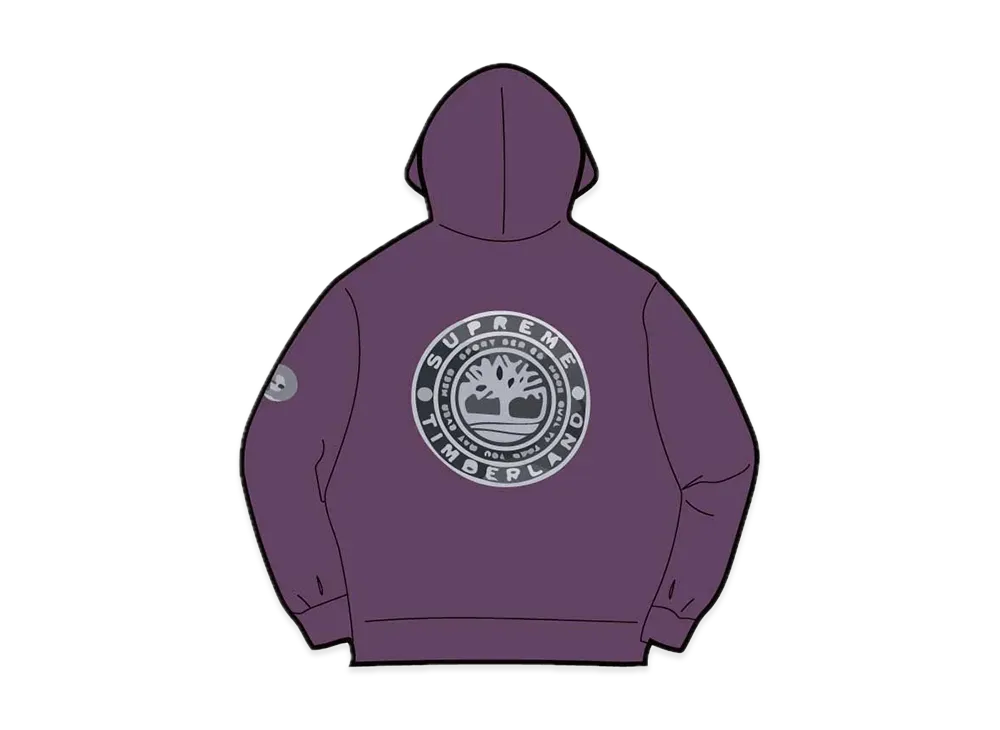 Supreme Timberland Hooded Sweatshirt "Dusty Purple"