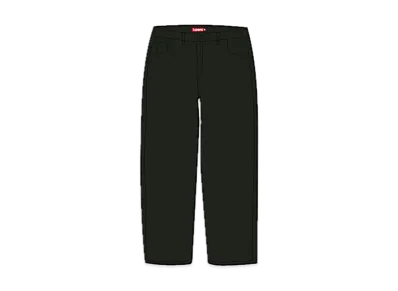 Supreme Leather 5-Pocket Jean "Black"