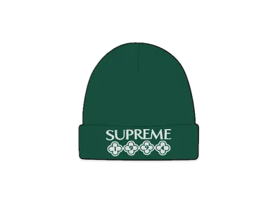 Supreme Glitter Beanie "Dark Green"