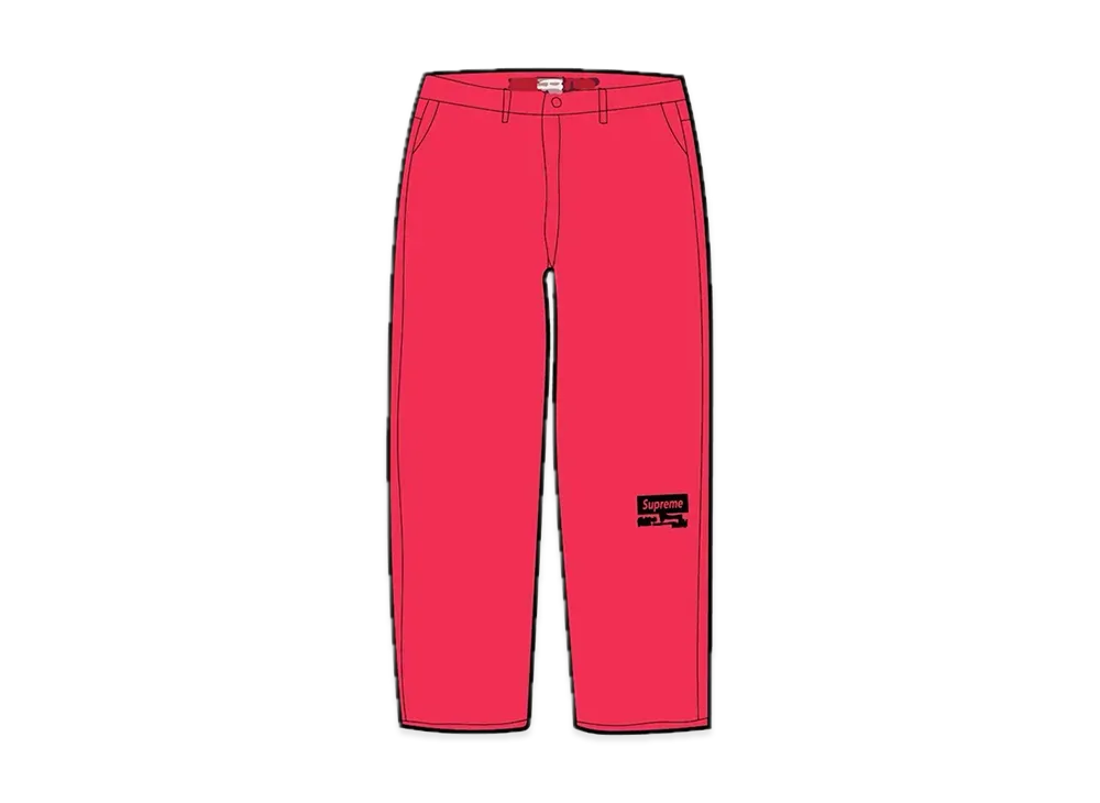 Supreme / JUNYA WATANABE COMME des GARCONS MAN Printed Work Pant "Bright Pink"