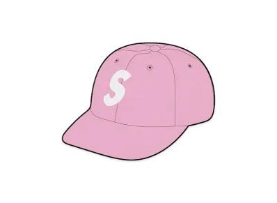 Supreme Wool S Logo 6-Panel "Pink"