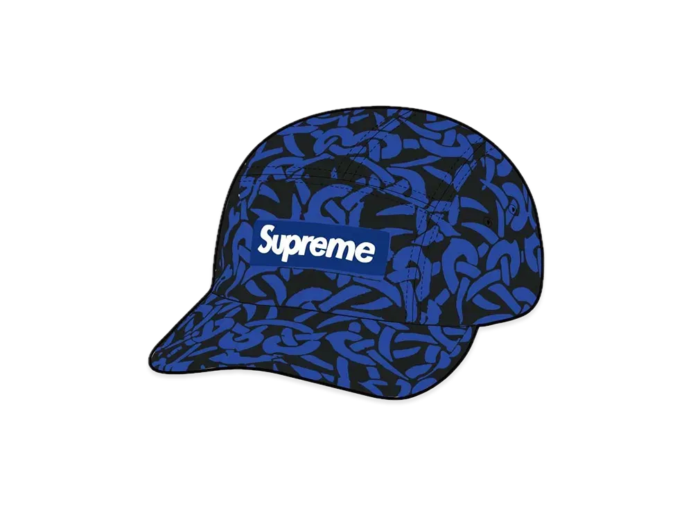 Supreme Celtic Knot Camp Cap "Black"