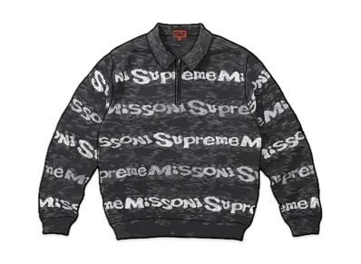 Supreme / Missoni Zip L/S Polo "Black"