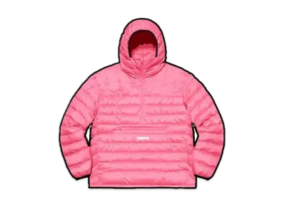 Supreme Micro Down Half Zip Hooded Pullover "Pink"