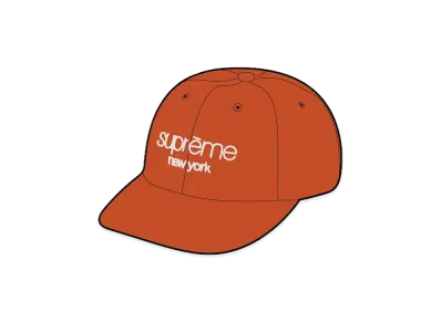 Supreme GORE-TEX Corduroy Classic Logo 6-Panel "Rust"