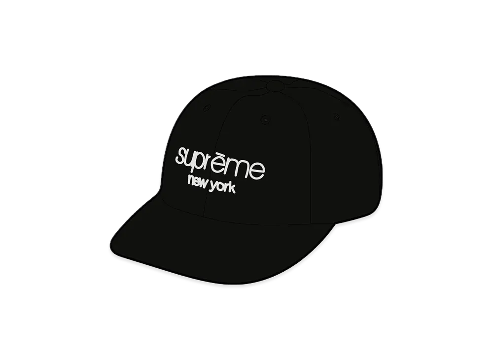 シュプリーム ゴアテックス コーデュロイ クラシック ロゴ 6パネル "ブラック"