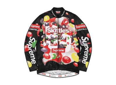 Supreme / Skittles / Castelli L/S Cycling Jersey "Black"