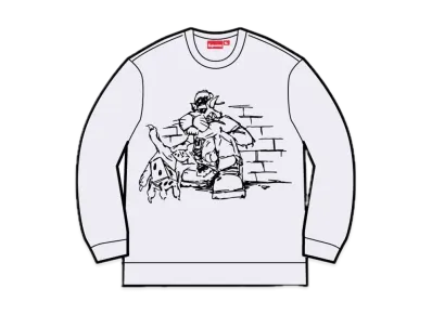 Supreme Dice Crewneck "Grey"