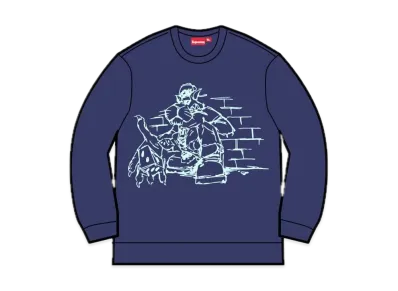 Supreme Dice Crewneck "Purple"