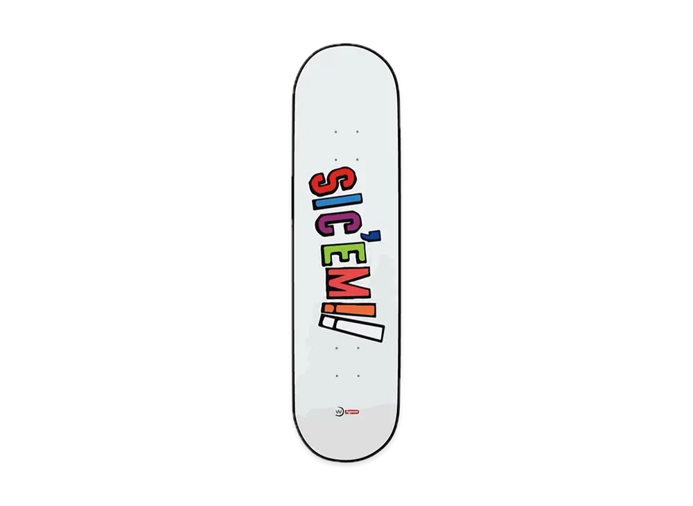 Supreme / WTAPS Sic'em! Skateboard "White"